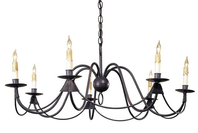 French Nouveau Chandelier design by Currey and Company