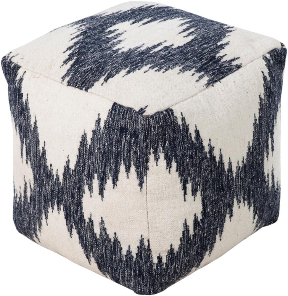 Frontier Pouf in Khaki and Navy