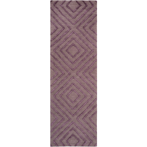 Gable Rug in Purple and Neutral