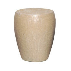 Garden Stool in Champagne design by Emissary