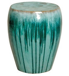 Garden Stool in Turquoise design by Emissary