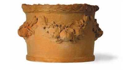 Garland Planter in Terracotta Finish design by Capital Garden Products