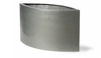 Geo Oval Planter in Aluminum design by Capital Garden Products