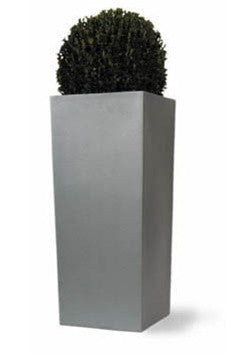 Geo Square Planters in Aluminum Finish design by Capital Garden Products