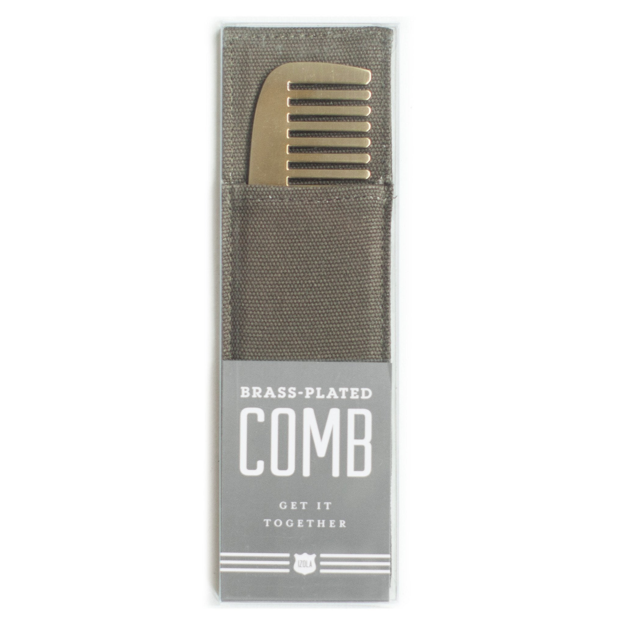 Get It Together Brass Comb design by Izola