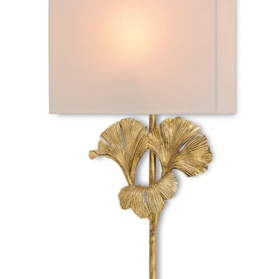 Gingko Wall Sconce design by Currey and Company