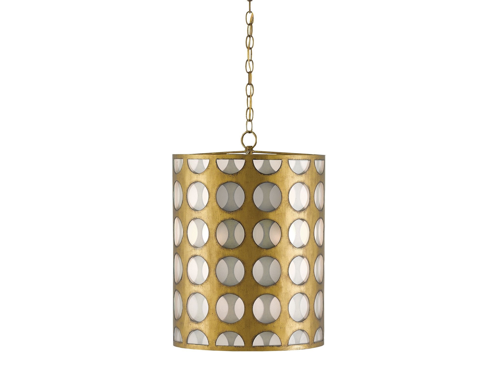 Go Go Pendant in Brass design by Currey and Company