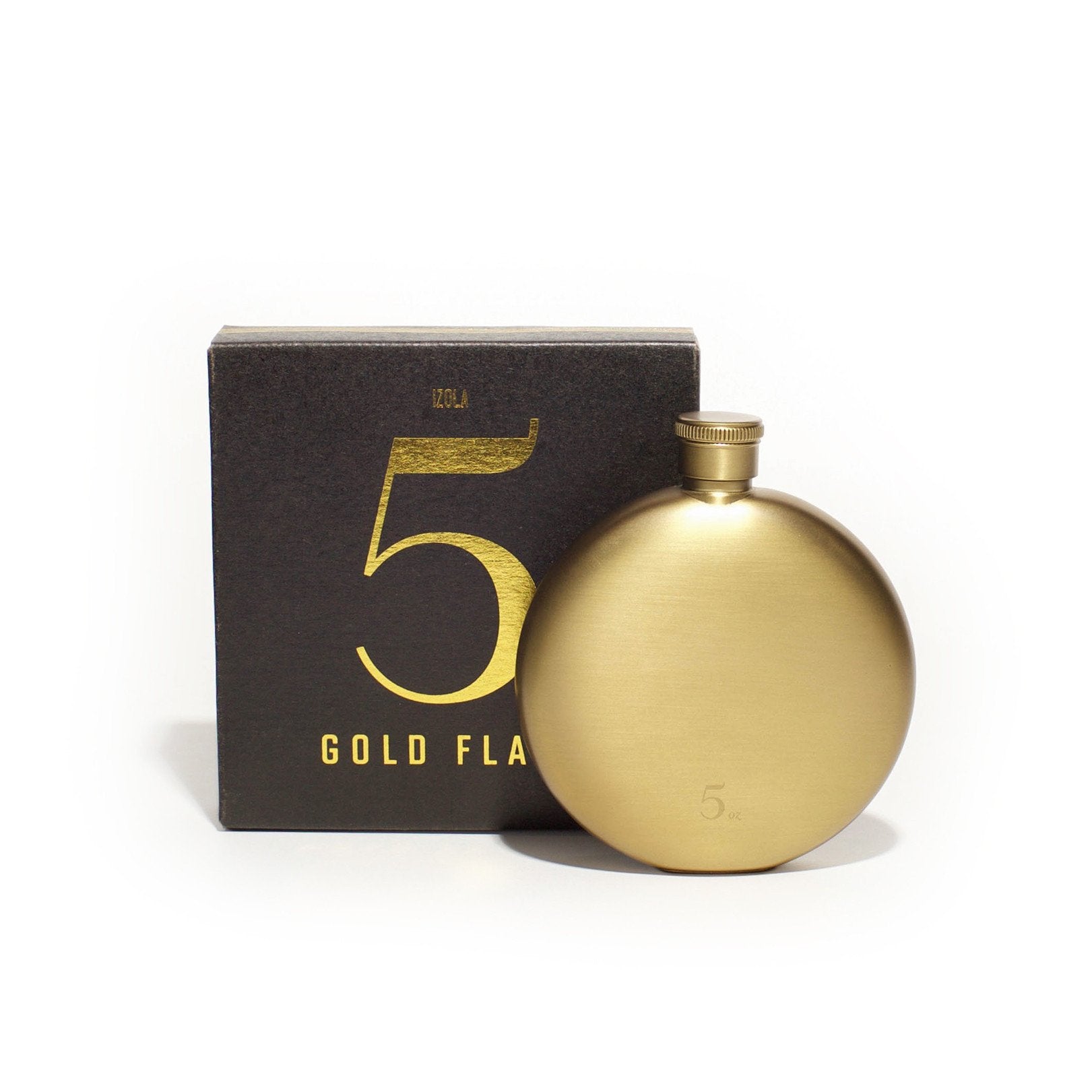 Gold 5oz Flask by Izola