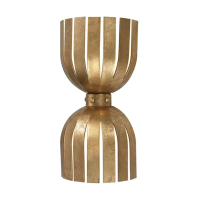 Gold Leaf Olympia 2 Light Double Wall Sconce