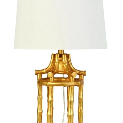 Golden Bamboo Table Lamp design by Couture Lamps