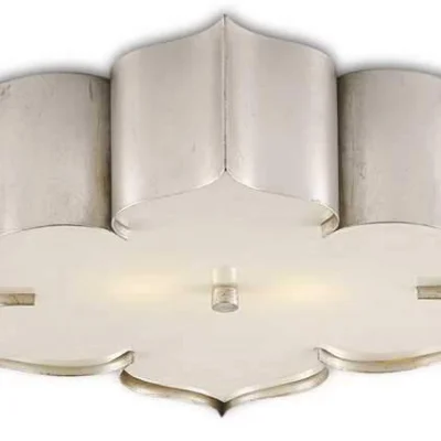 Grand Lotus Flush Mount in Various Finishes design by Currey and Company