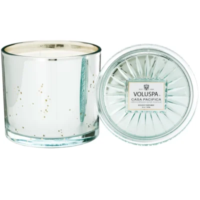 Grande Maison 3 Wick Glass Candle in Casa Pacifica design by Voluspa