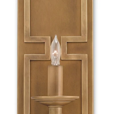 Greek Key Wall Sconce design by Currey and Company