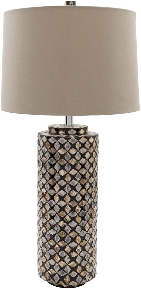 Greenway Table Lamp in Black and Ivory