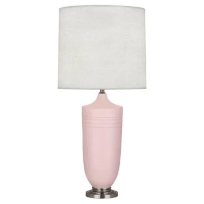 Hadrian Matte Woodrose Table Lamp design by Michael Berman