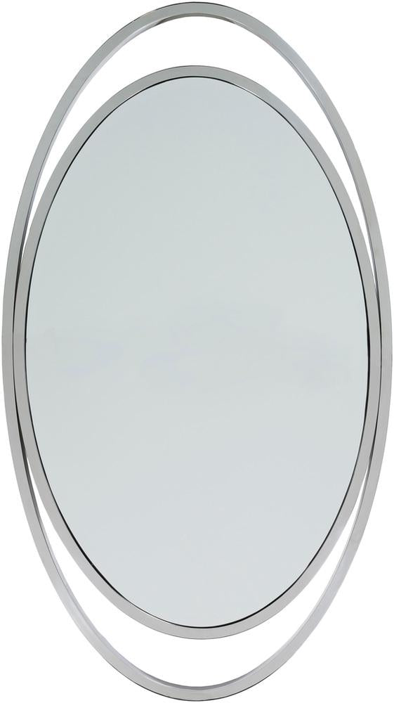 Hallet Mirror in Silver