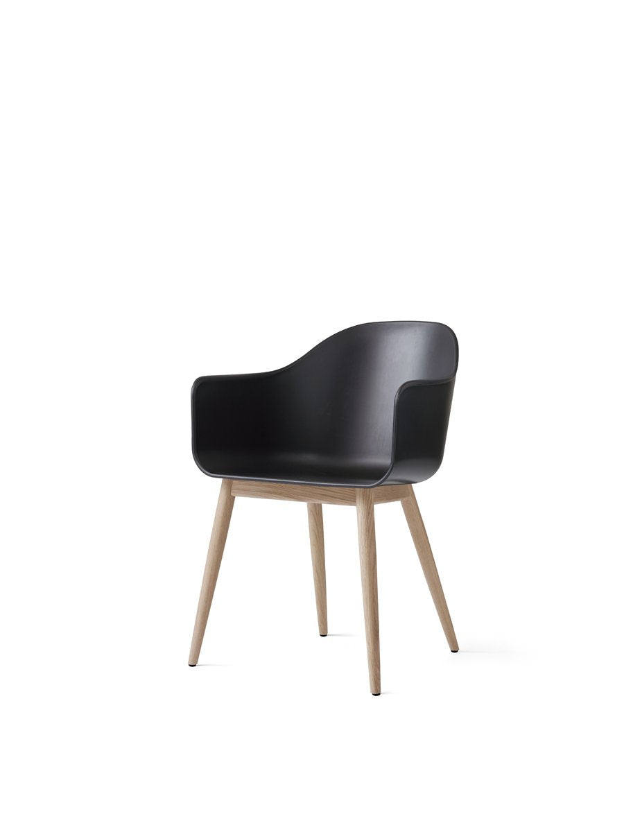 Harbour Chair Wood Legs and Plastic Shell in Assorted Colors by Menu