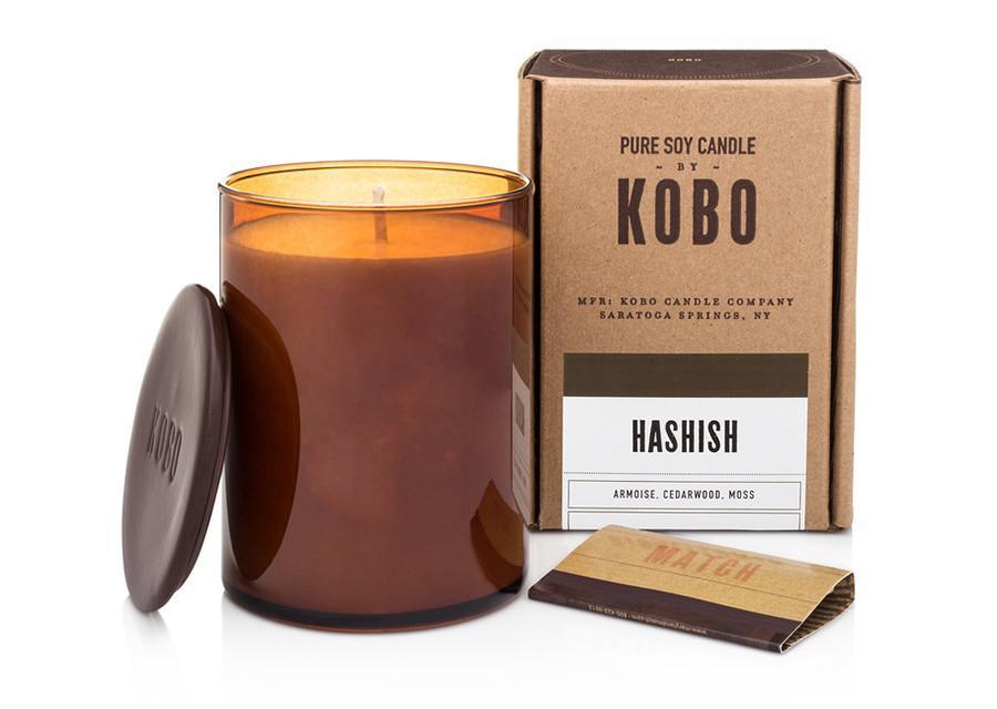 Hashish Candle design by Kobo Candles