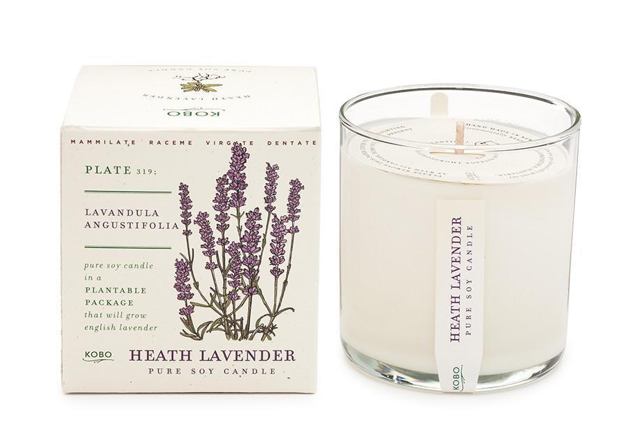 Heath Lavender Candle design by Kobo Candles