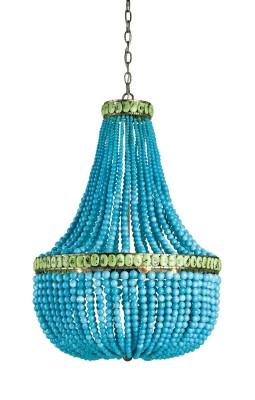 Hedy Chandelier 4L design by Currey and Company