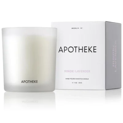 Hinoki Lavender Signature Candle design by Apotheke