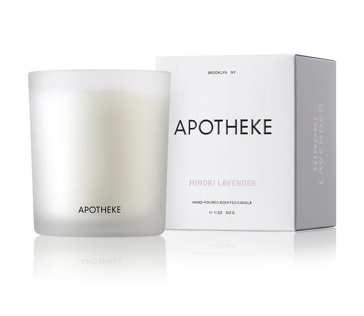 Hinoki Lavender Signature Candle design by Apotheke