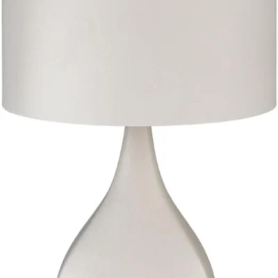 Hinton Portable Lamp in Cream and Light Gray