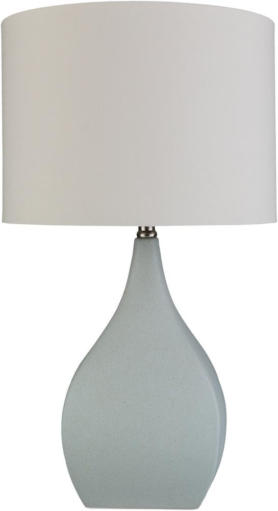 Hinton Table Lamp in Ice Blue and Light Gray