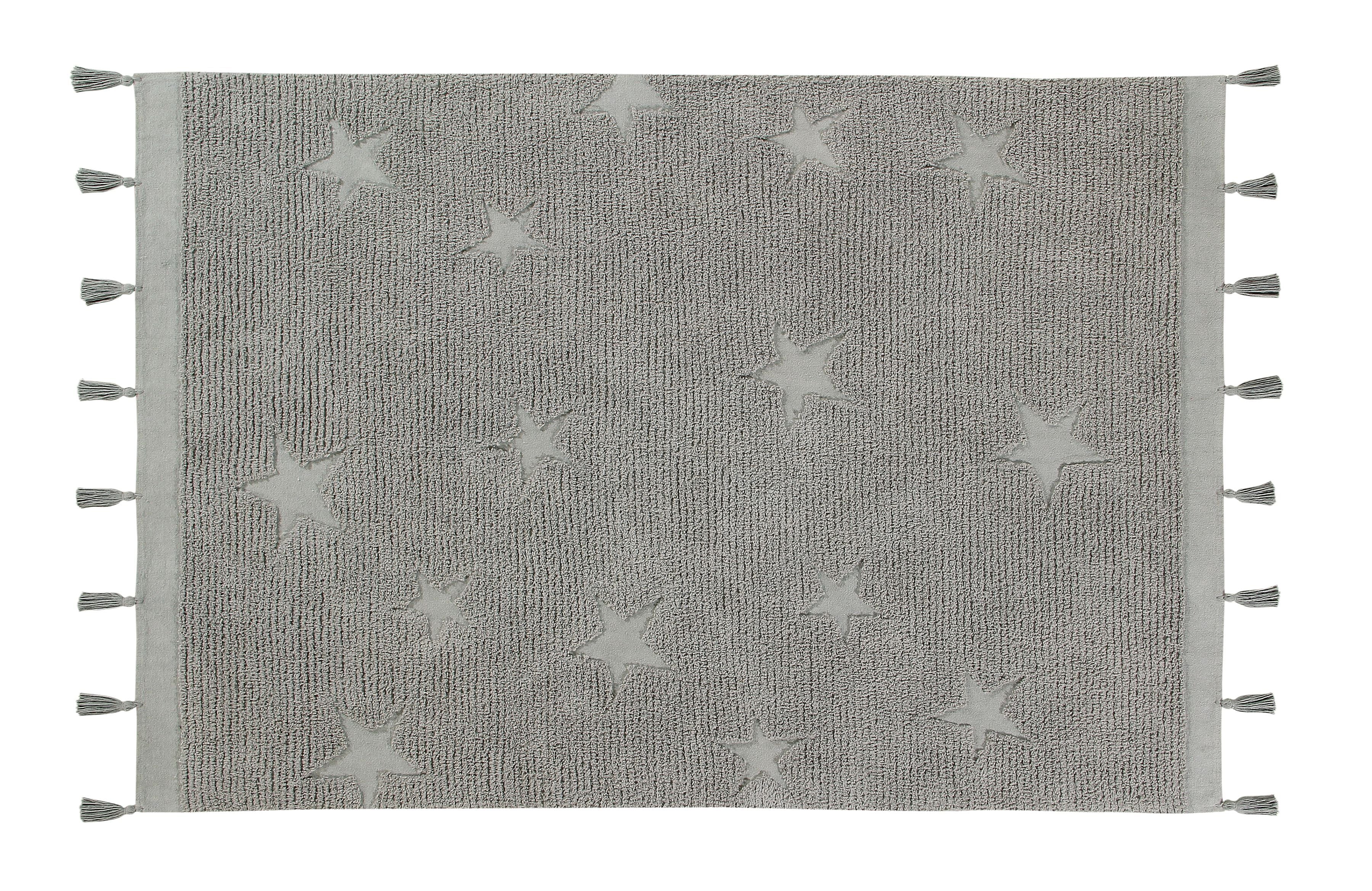 Hippy Stars Rug in Grey design by Lorena Canals