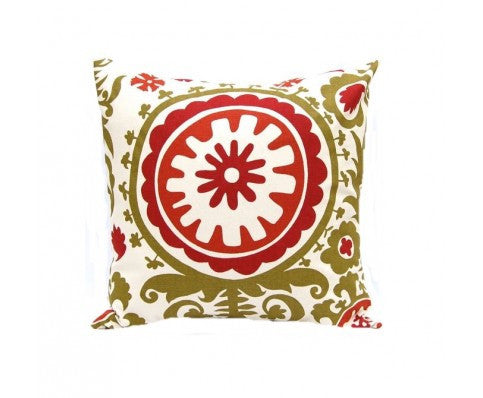 Holiday Suzani Pillow design by 5 Surry Lane