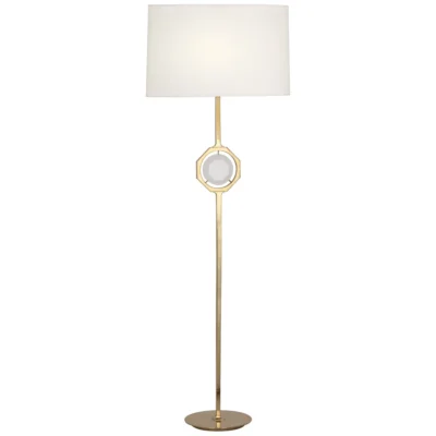 Hope Floor Lamp in Various Finishes design by Robert Abbey