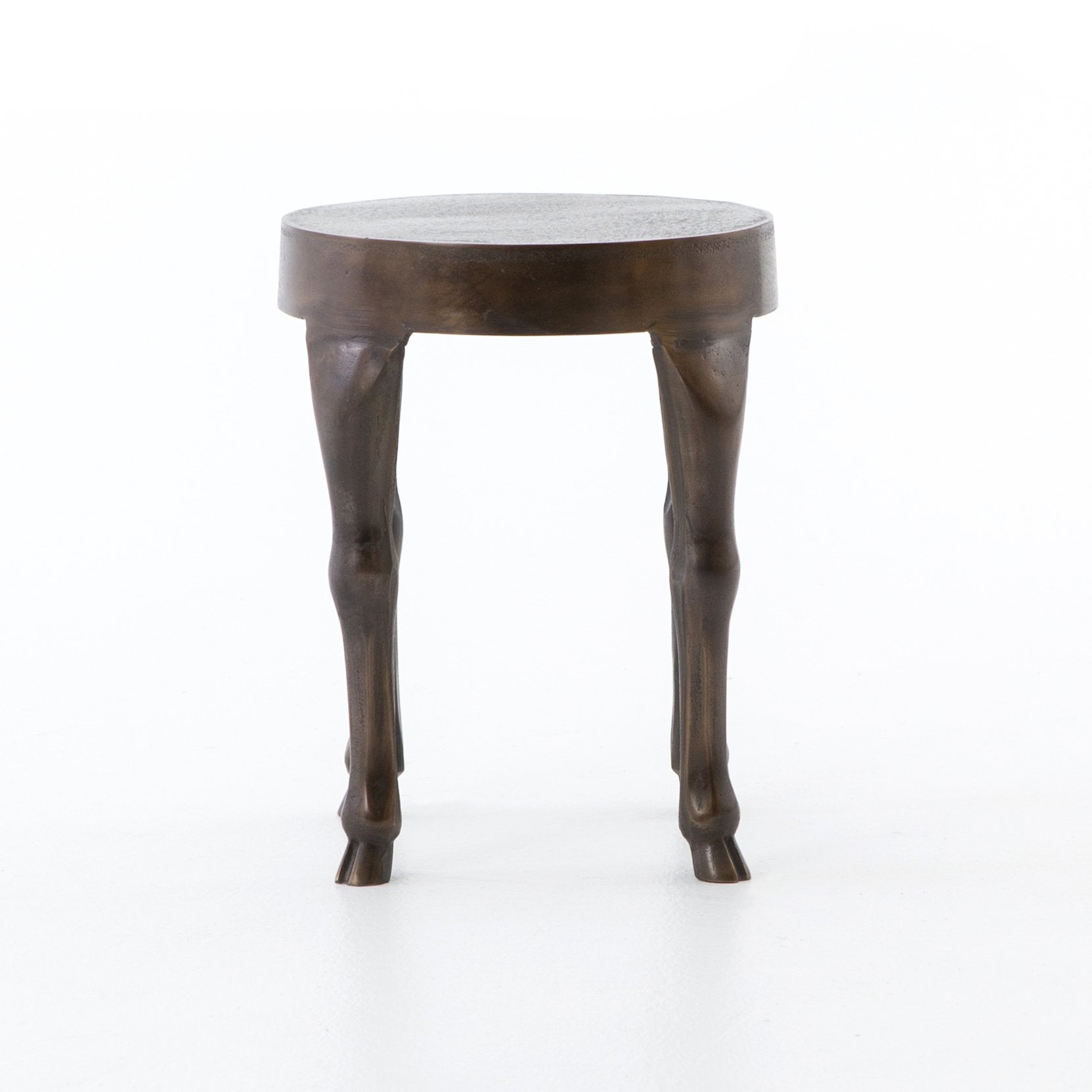 Hopedale End Table in Antique Rust