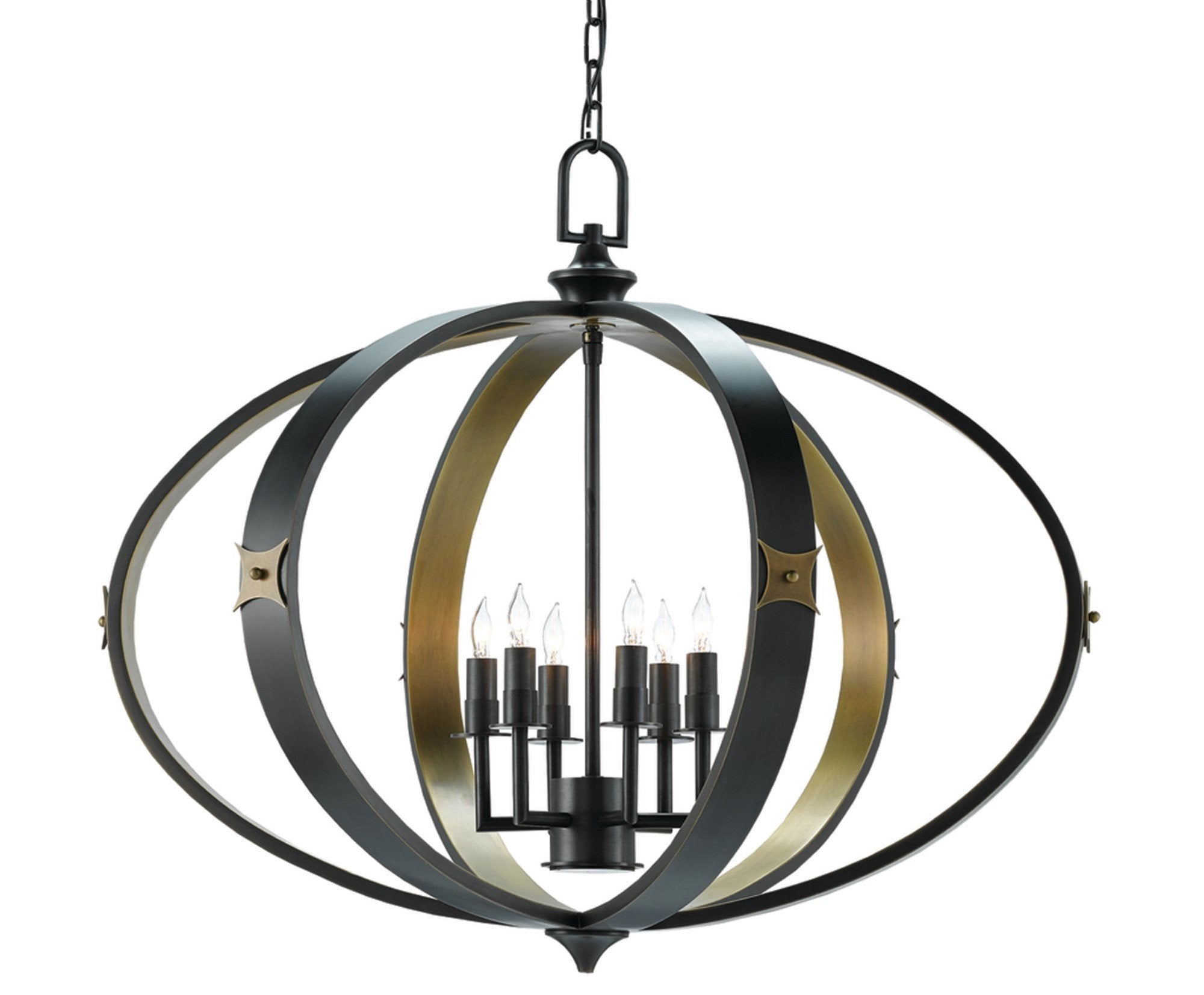 Huntsman Chandelier design by Currey and Company