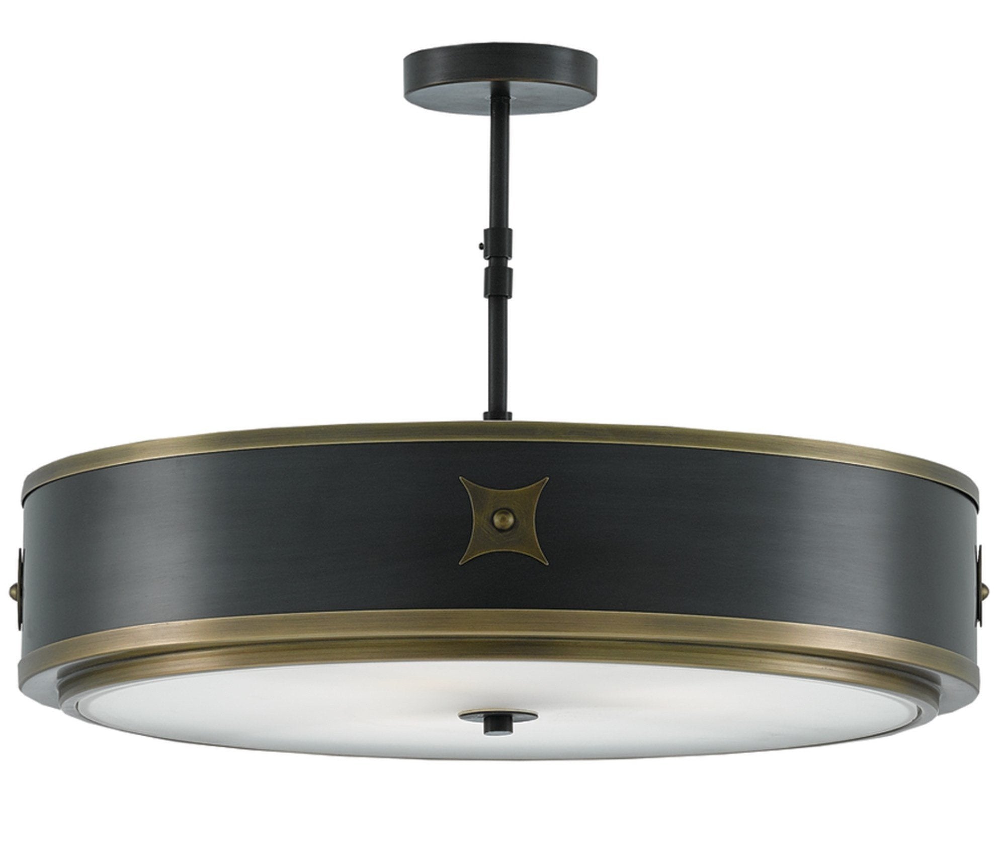 Huntsman Semi Flush Mount design by Currey and Company