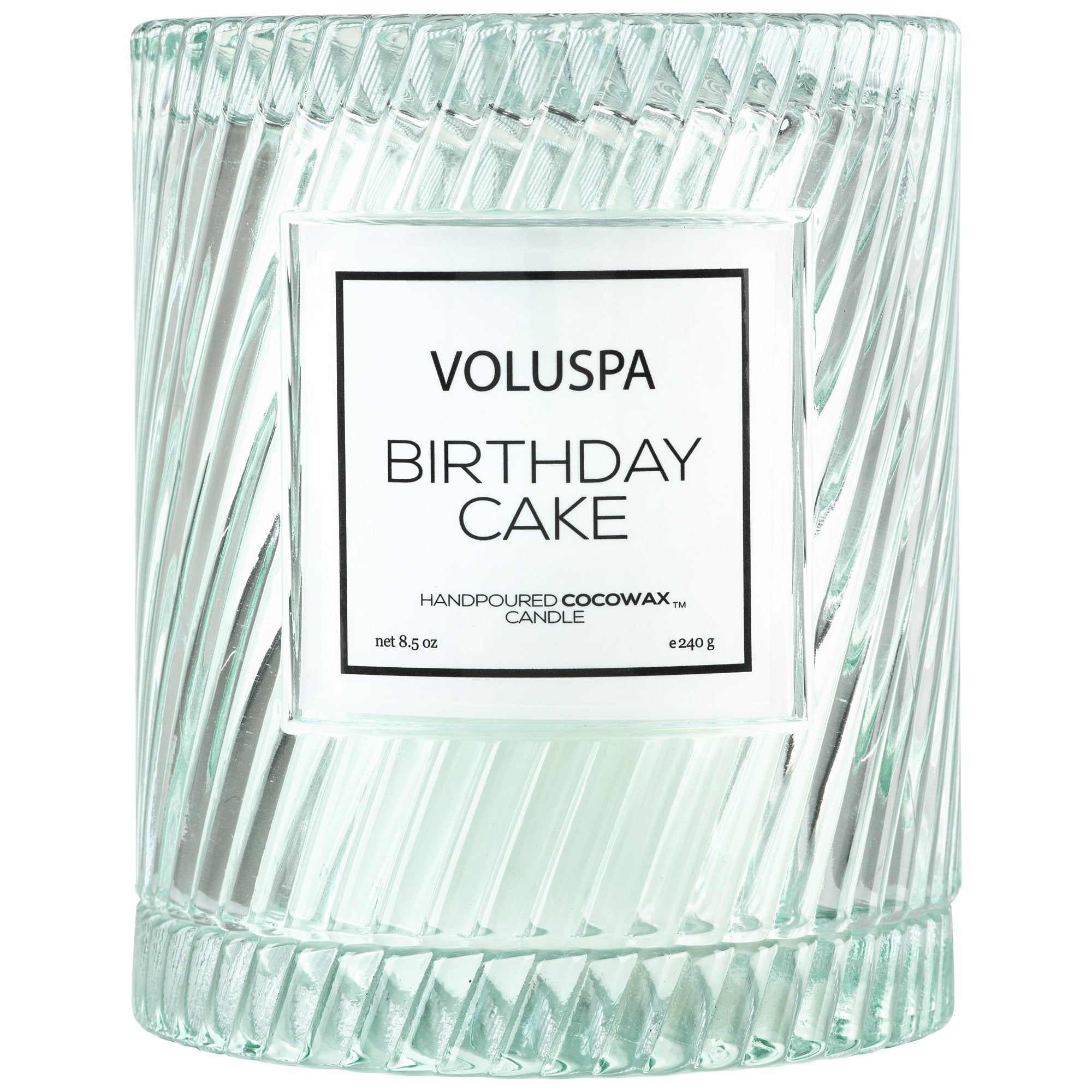 Icon Cloche Cover Candle in Birthday Cake design by Voluspa