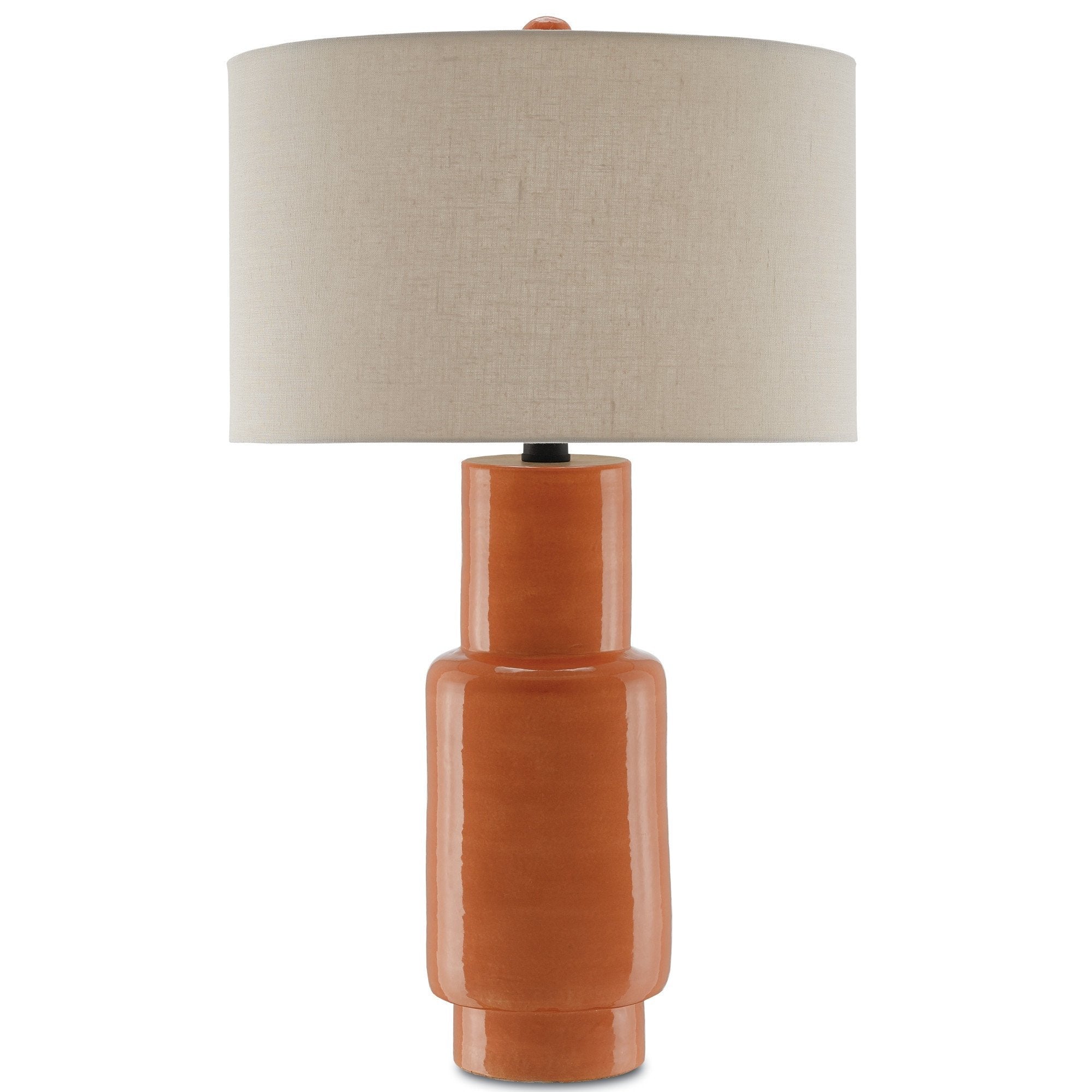 Janeen Table Lamp in Orange design by Currey and Company