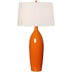 Jar Lamp in Bright Orange design by Emissary
