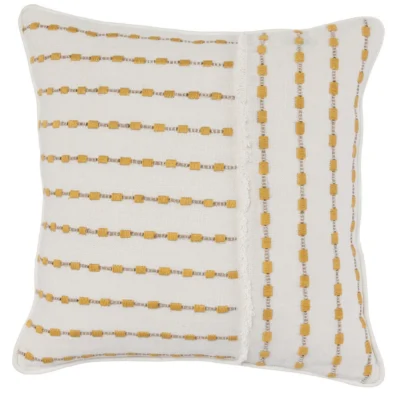 Katia Ivory Sunflower Pillow