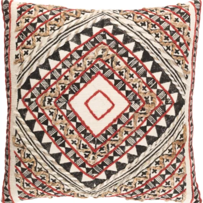 Kazinga Woven Pillow in Brick