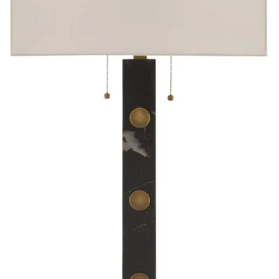 Khalil Table Lamp in Various Finishes design by Currey and Company