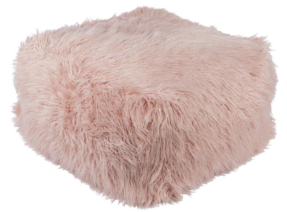 Kharaa Acrylic pouf in Blush color