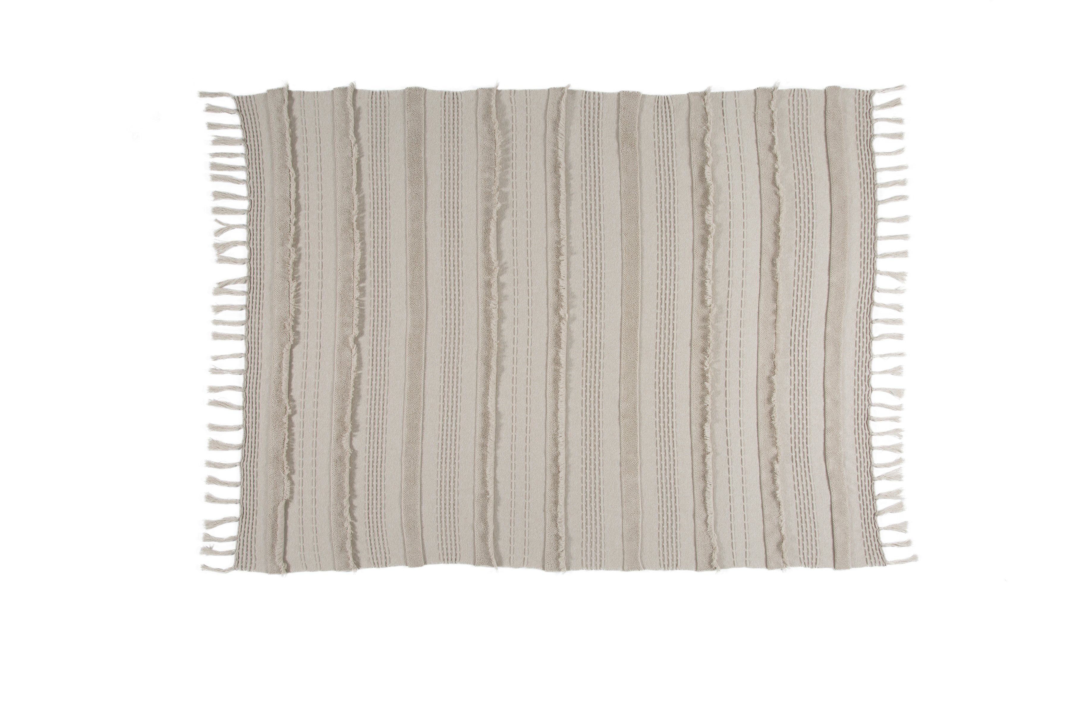 Knitted Air Blanket in Dune White design by Lorena Canals