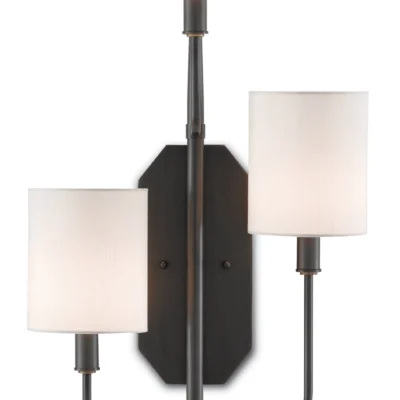 Knowsley Wall Sconce in Left and Right design by Currey and Company