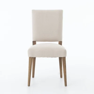 La Row Dining Chair in Dark Linen by BD Studio