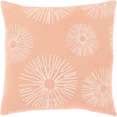 Lachen Woven Pillow in Peach