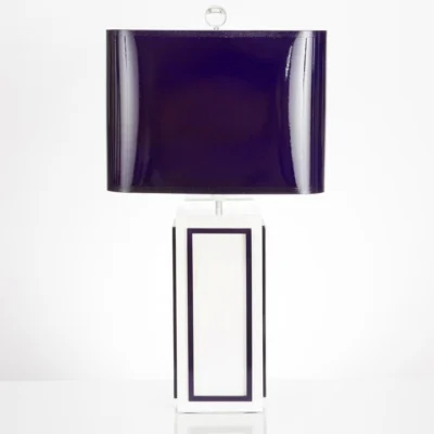 Lagos Table Lamp in Indigo design by Couture Lamps