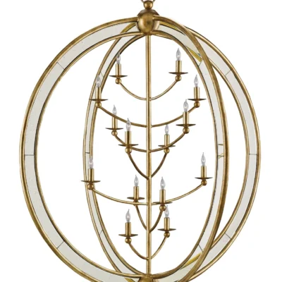 Large Aphrodite Chandelier design by Currey and Company