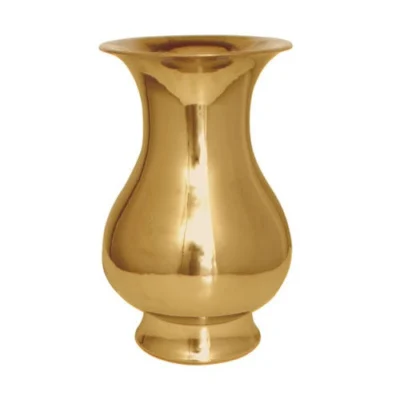 Large Baluster Vase in Gold design by Emissary