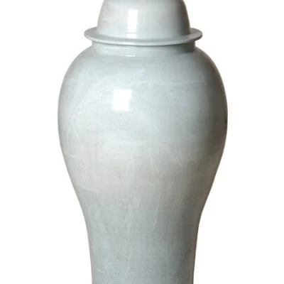 Large Ginger Jar in Celadon Crackle design by Emissary