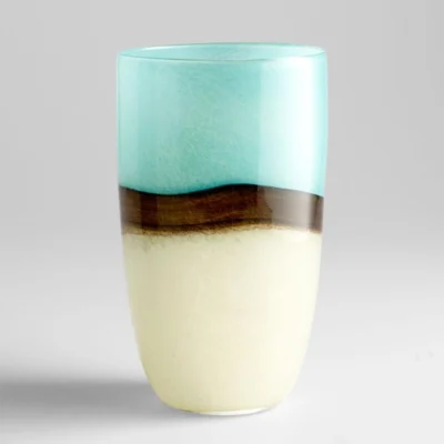 Large Turquoise Earth Vase